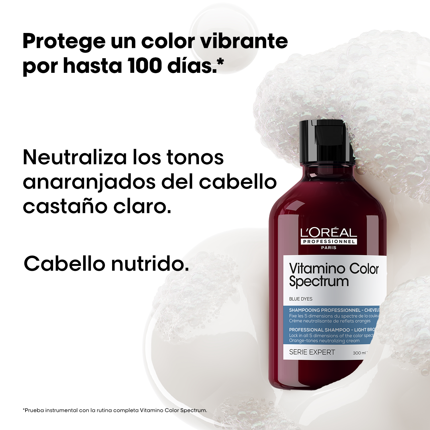 L'OREAL PROFESSIONNEL SE SPECTRUM BLUE SHAMPOO (SHAMPOO NEUTRALIZADOR PARA CABELLO CASTAÑO CLARO)
